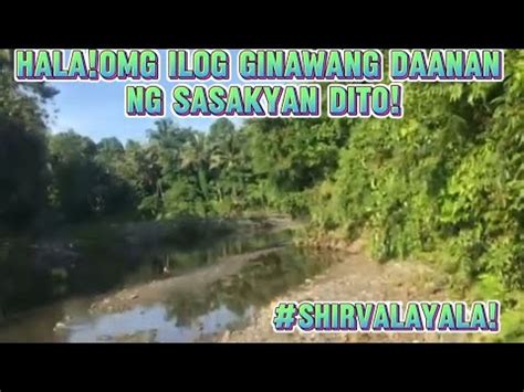katutan sa ilog|Dumaan sa ilog or bu .